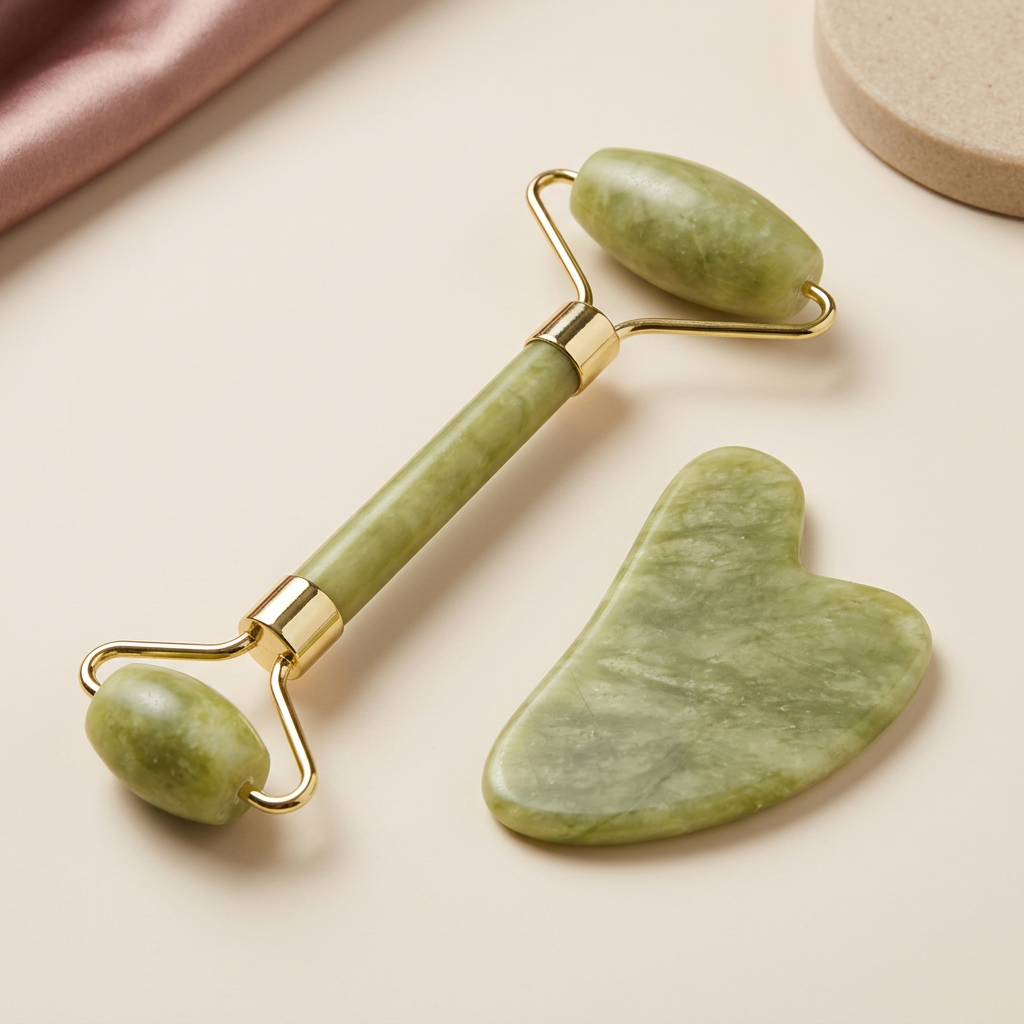Duo Rouleau & Gua Sha en Jade