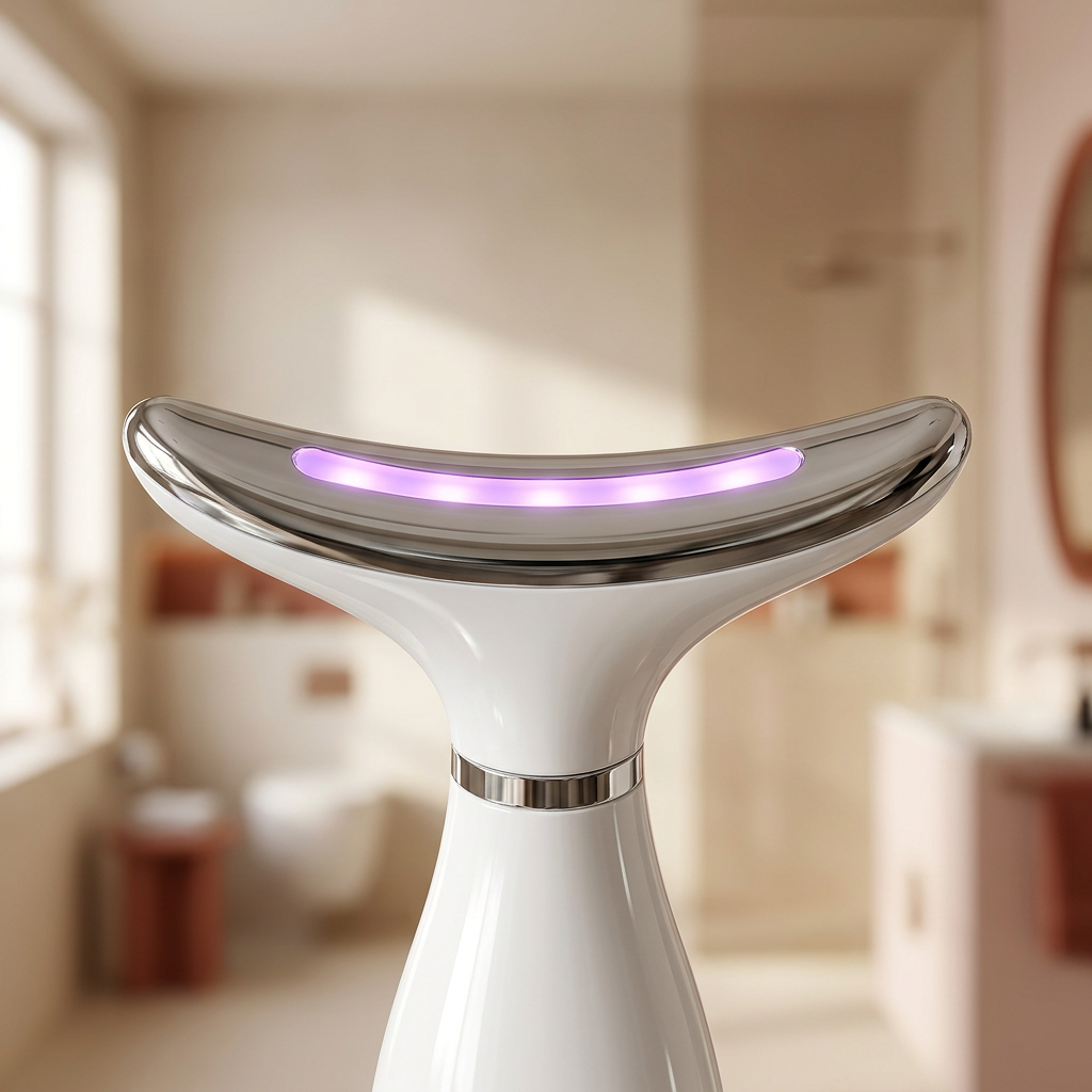 Masseur à LED et vibrations pour Visage & Cou