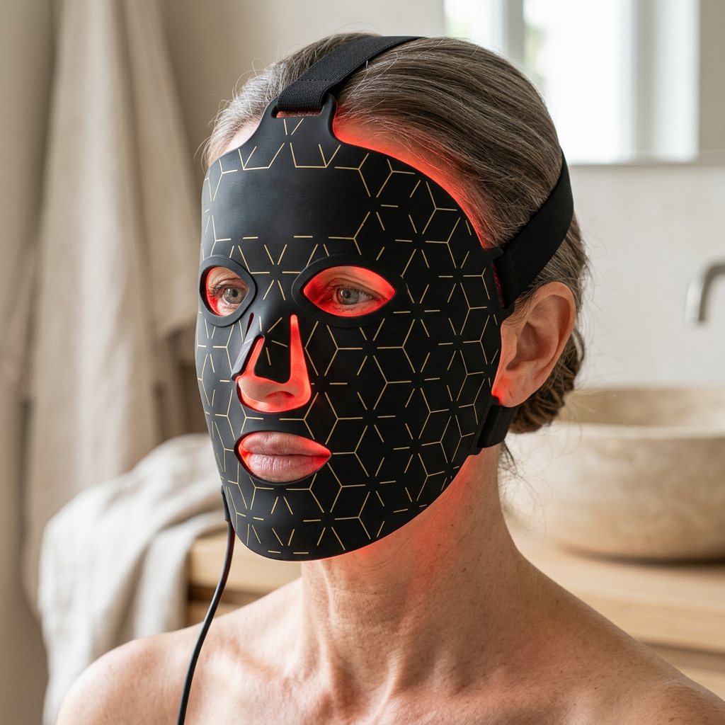 Masque LED Visage Lumière Douce