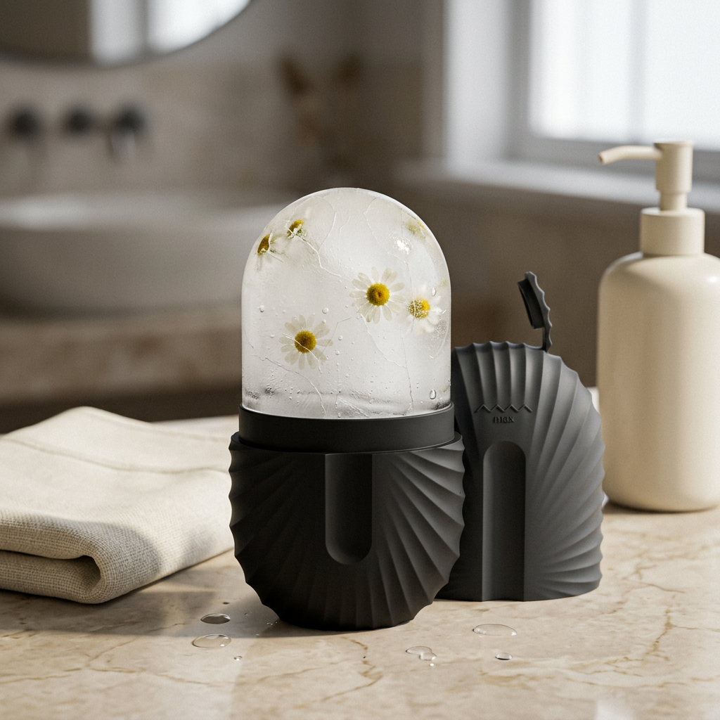 Moule à glaçon facial